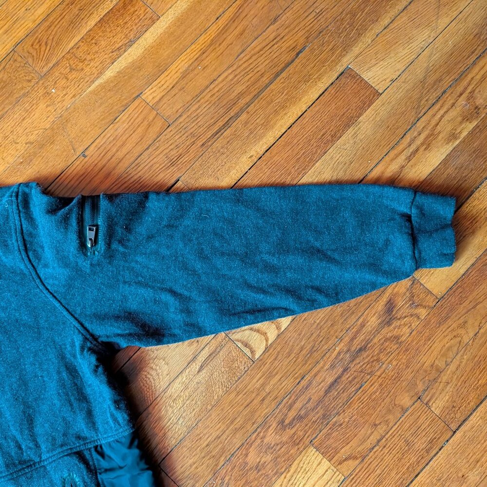 Bugatchi Quarter-Zip Blue Pullover Large - image 5